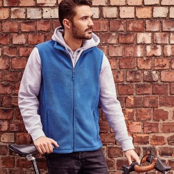 Plain Gilet Outdoor Fleece Russell 320 GSM